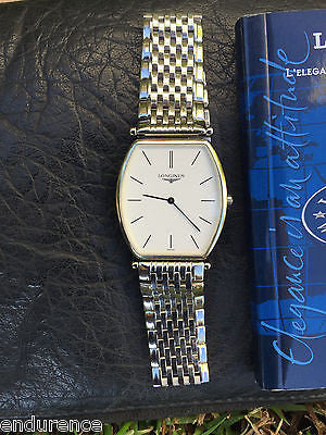 LONGINES LA GRANDE CLASSIQUE Ref L4.705.4 STAINLESS STEEL TONNEAU 30 m Anaheim Jewelry