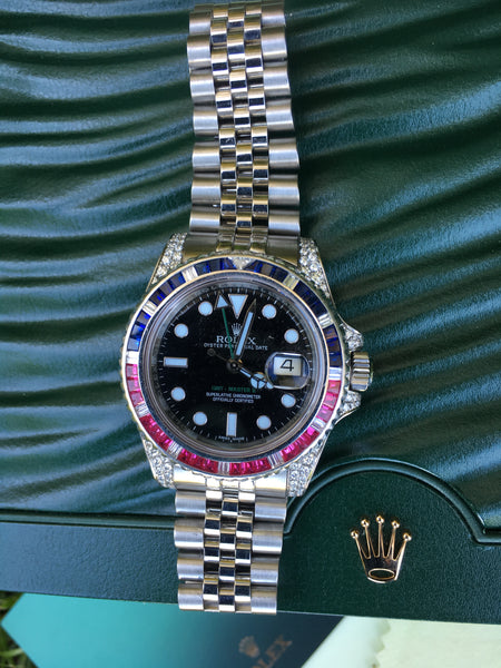 Rolex gmt ruby on sale sapphire