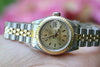 ROLEX Ladies 69163 Datejust 26mm 2 Tone 18K Gold & Steel Nice Used Pre Owned