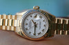 ROLEX LADIES 26mm PRESIDENT 18K YELLOW GOLD 179178 WHITE ROMAN DIAL UNWORN