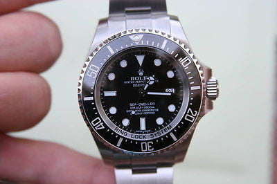 ROLEX MENS 116660 SEA-DWELLER DEEP SEA BOX CARD COMPLETE NEW UNWORN