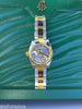 ROLEX LADIES DATEJUST TWO TONE SMOOTH BEZEL OYSTER BRACELET ROMANS MODEL 179163