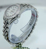 ROLEX LADIES DATEJUST 179160 STEEL WATCH WITH MOP DIAMOND DIAL AND BEZEL JUBILEE