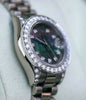 ROLEX PRESIDENT LADIES 18k WHITE GOLD MOTHER OF PEARL DIAMOND DIAL BEZEL 179239