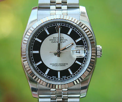 ROLEX MENS WOMENS DATEJUST 36mm STAINLESS STEEL JUBILEE MINT PRACTICALY UNWORN