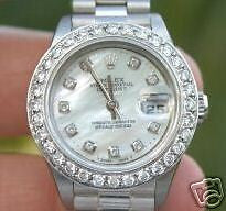 ROLEX LADIES DATEJUST 18K WHITE GOLD PRESIDENT BAND